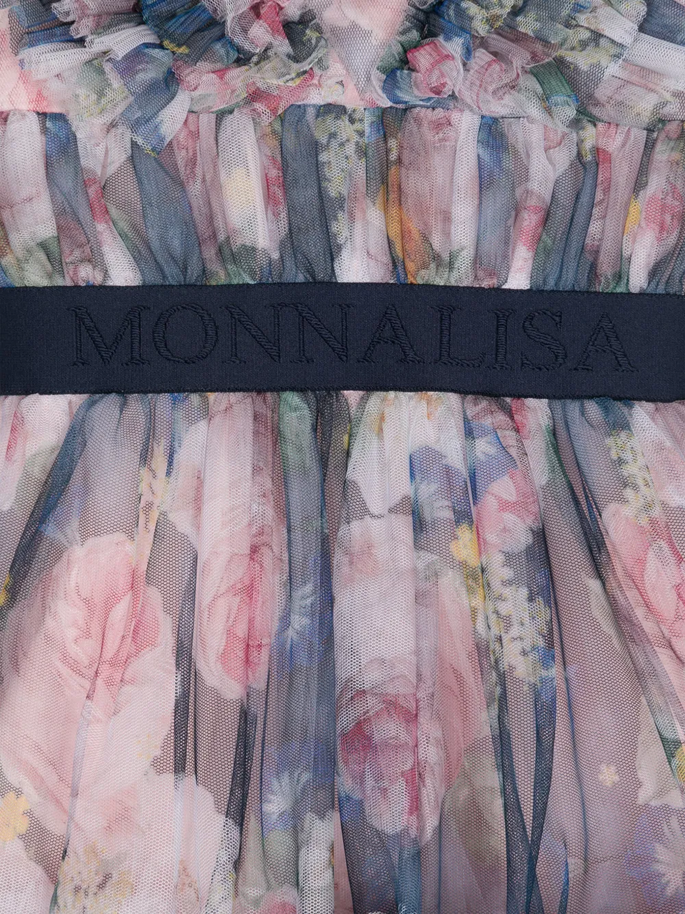 Monnalisa Tulen jurk Roze
