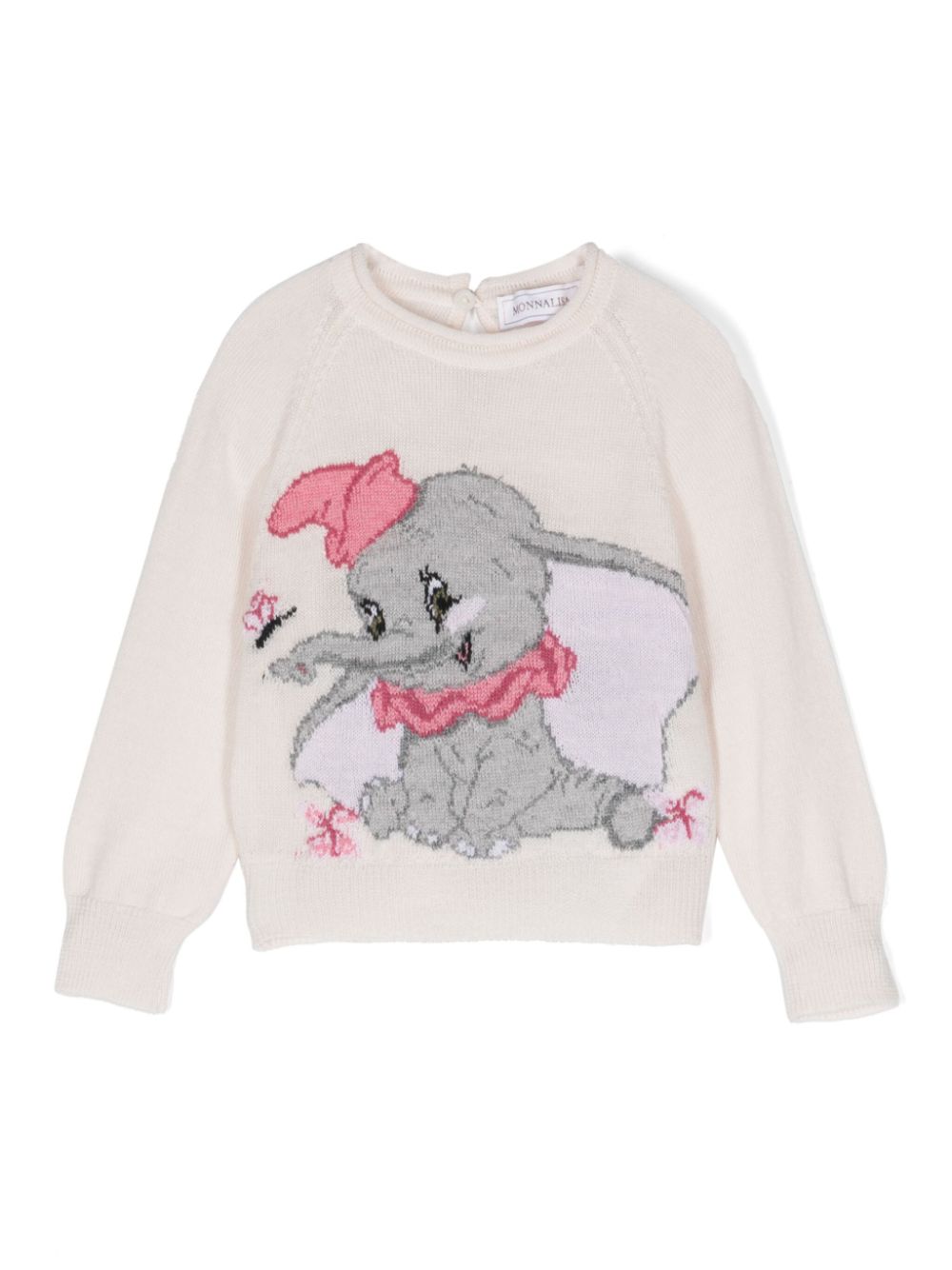 Monnalisa x Disney Dumbo wollen trui Roze