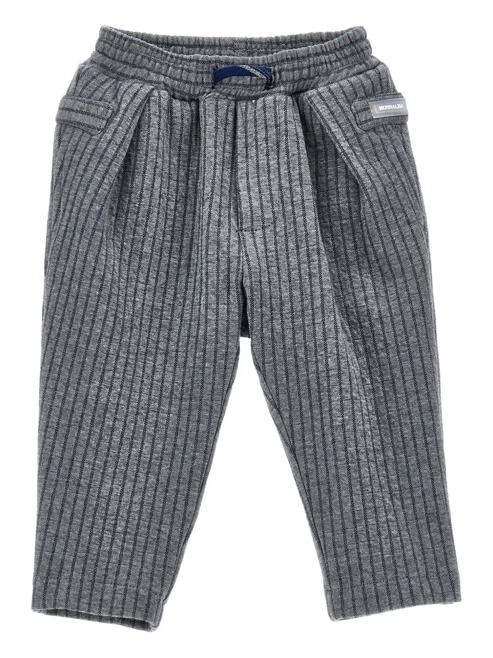 Monnalisa pinstripe trousers | Grey | Image 1
