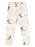 Monnalisa x Disney Lady and the Tramp leggings - White