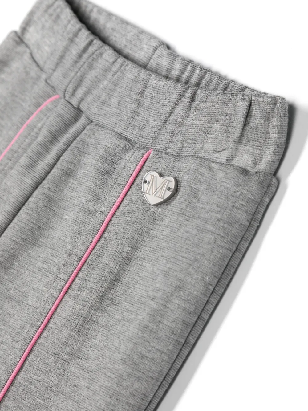 Monnalisa Jersey legging met afwerking Grijs