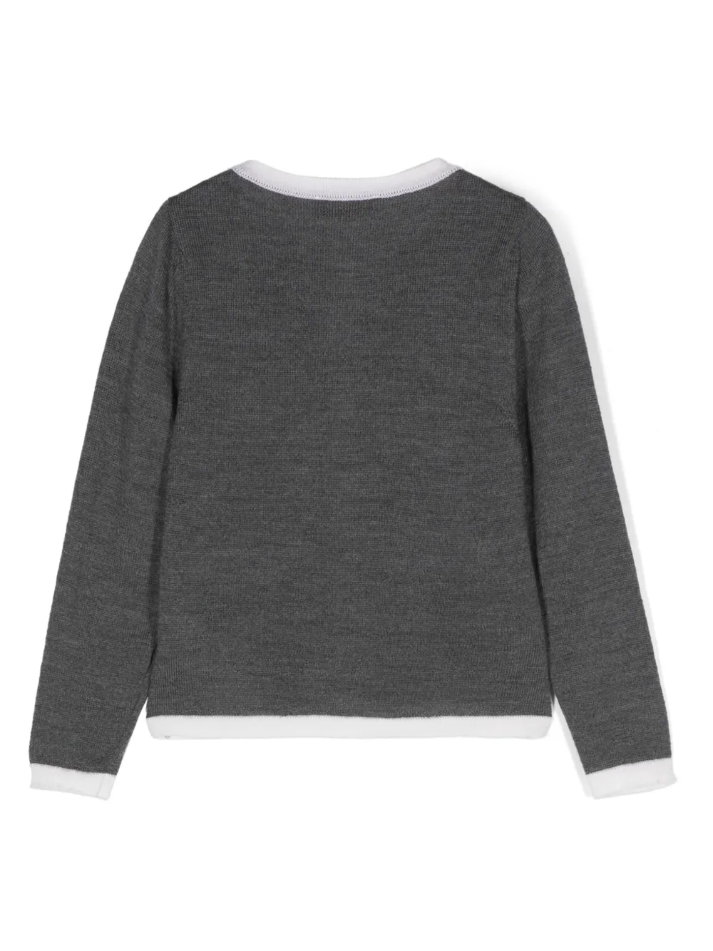 Monnalisa contrast-trim knitted cardigan | Girls Cardigans | Image 2