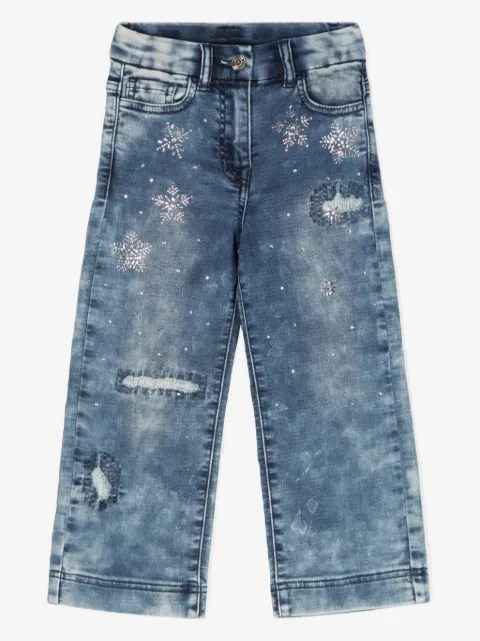 Monnalisa Jeans con cristalli