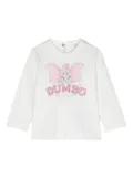 Monnalisa x Disney Dumbo cotton T-shirt - White