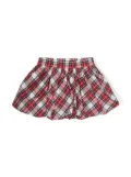 Monnalisa checked puffball skirt - Red