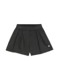 Monnalisa logo-plaque shorts - Grey
