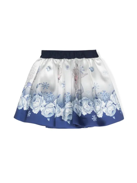 Monnalisa A-line twill miniskirt