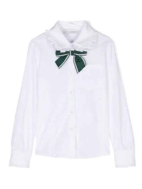 Monnalisa bow-detail shirt