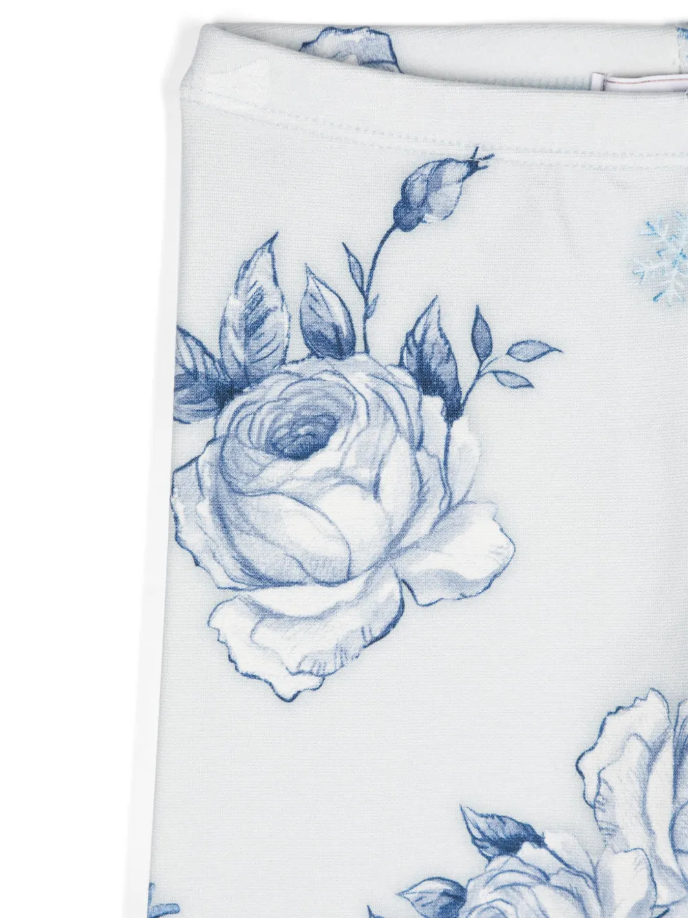 Monnalisa Legging met bloemenprint Blauw