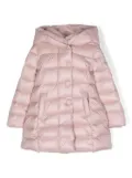 Monnalisa hooded padded coat - Pink