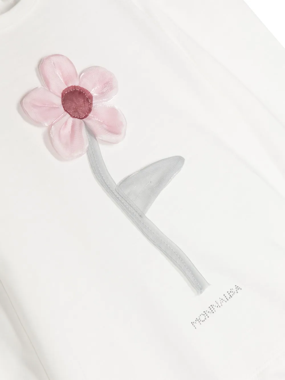 Monnalisa Katoenen T-shirt met print Wit