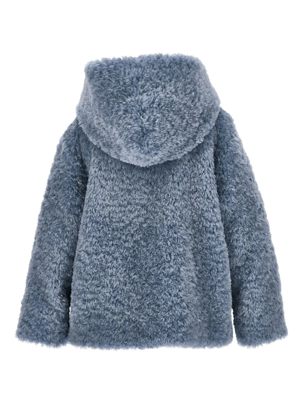 Monnalisa hooded teddy-texture faux-fur coat | Girls Faux Fur Coats | Image 2