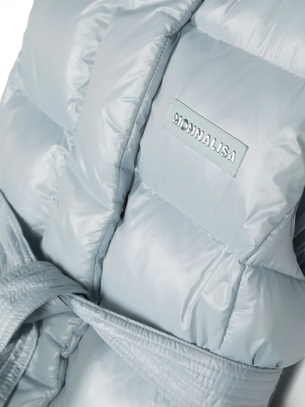 Monnalisa Bodywarmer met logo Blauw