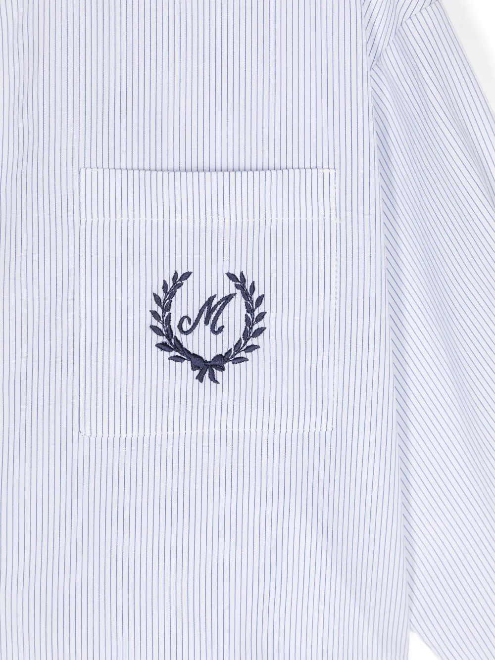 Monnalisa Shirt met geborduurd logo Wit