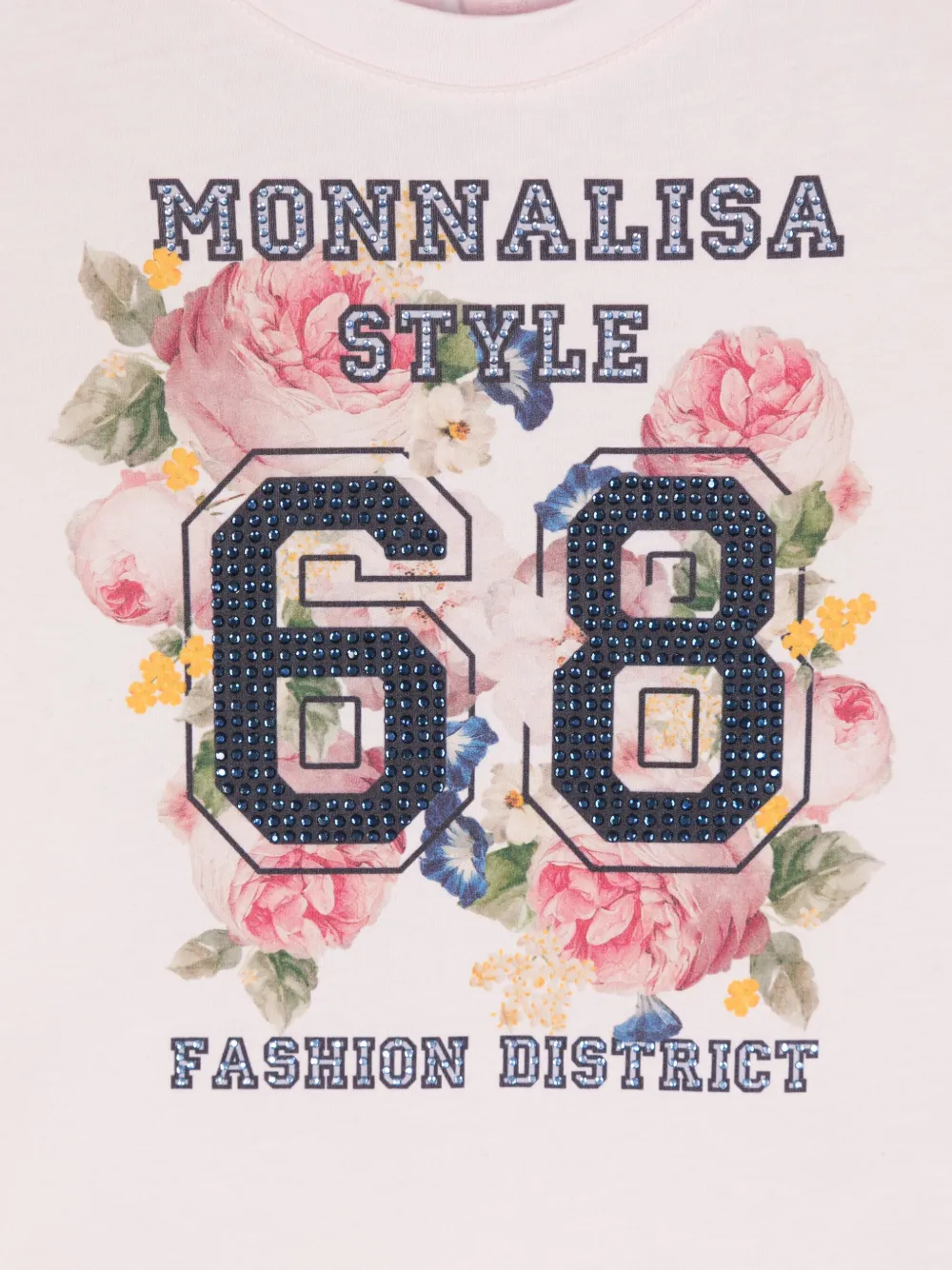 Monnalisa T-shirt met print Roze