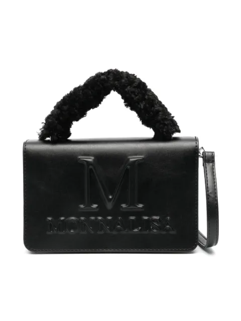 Monnalisa logo-embossed shoulder bag