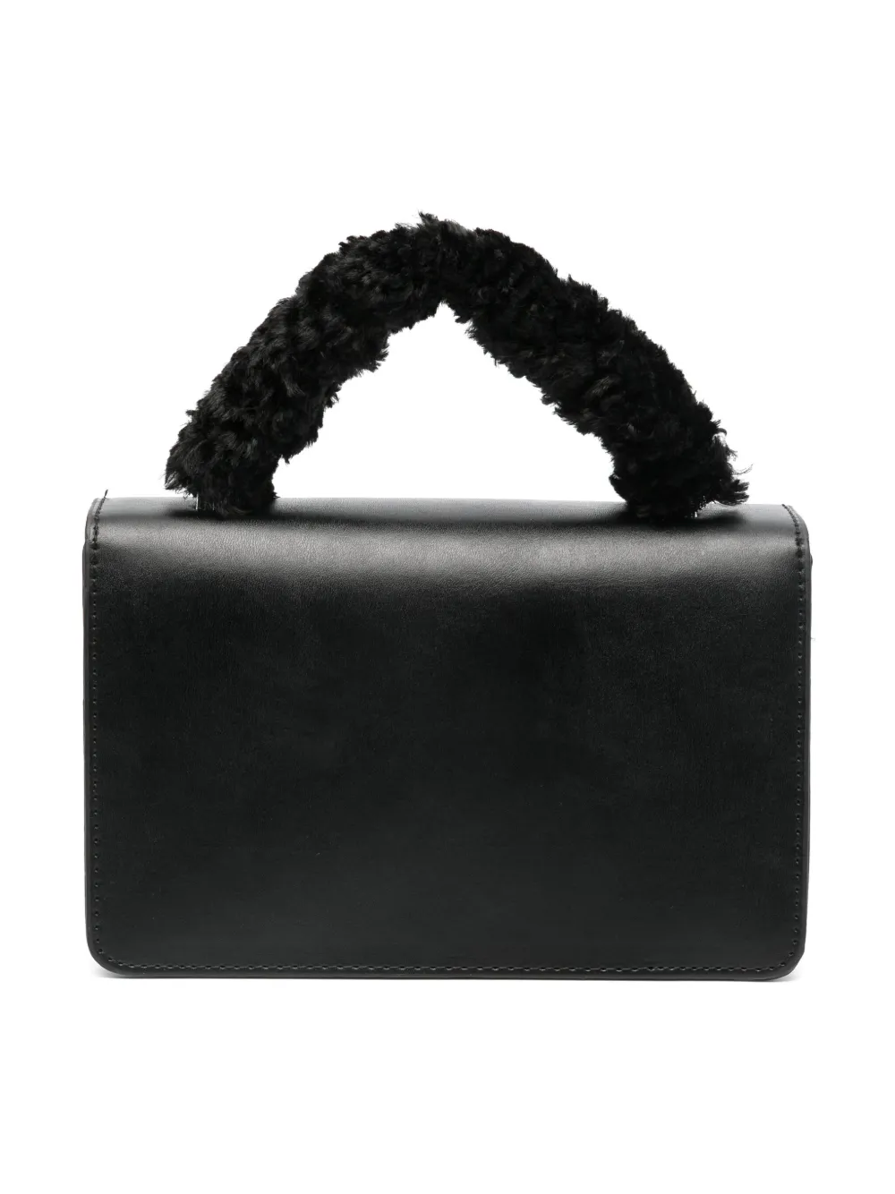 Monnalisa Schoudertas met logo-reliëf Zwart