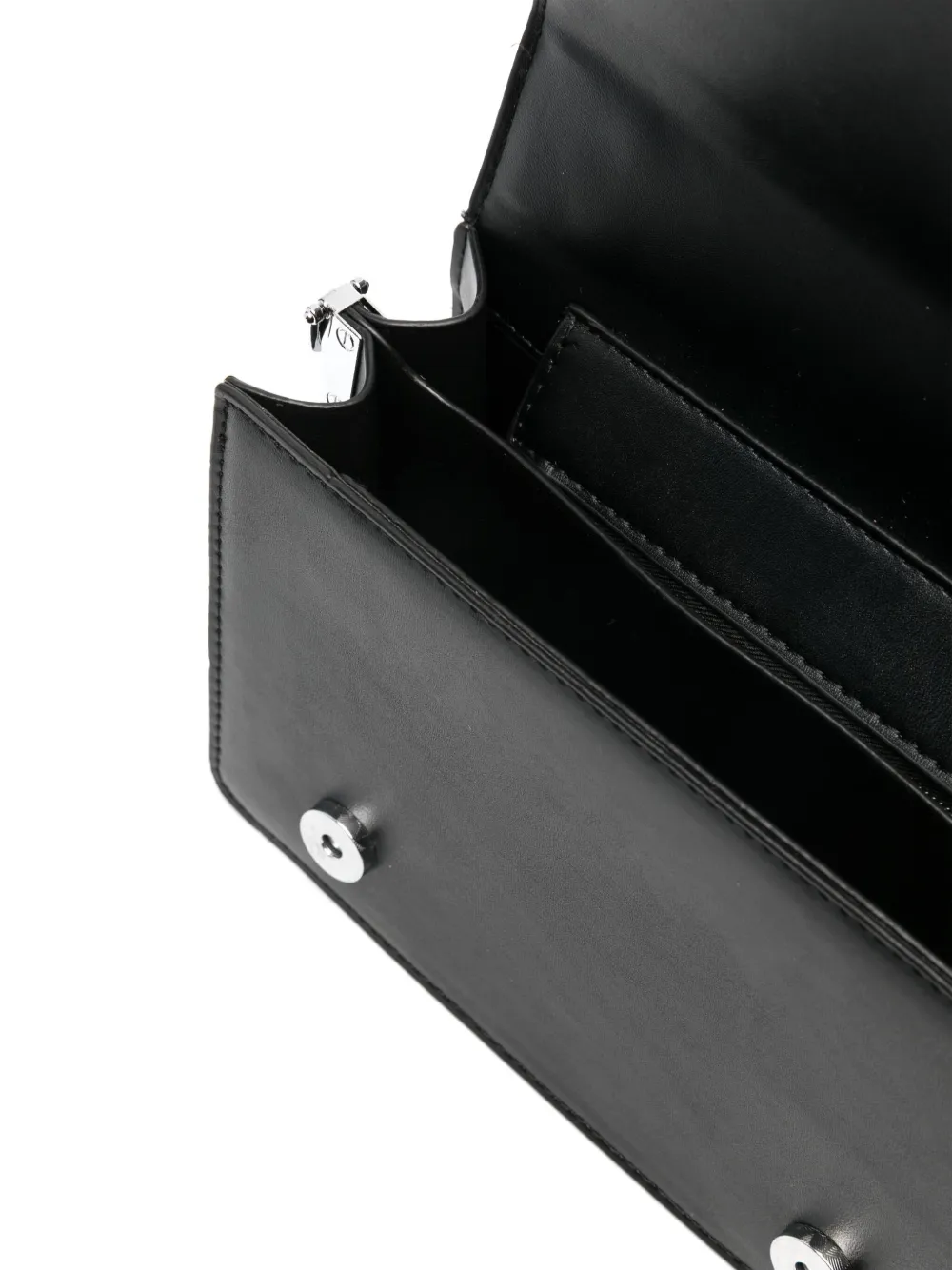 Monnalisa Schoudertas met logo-reliëf Zwart