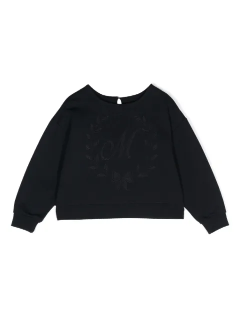 Monnalisa embroidered-logo sweatshirt