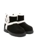 Monnalisa slip-on suede ankle boots - Black