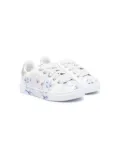 Monnalisa Frozen leather sneakers - White