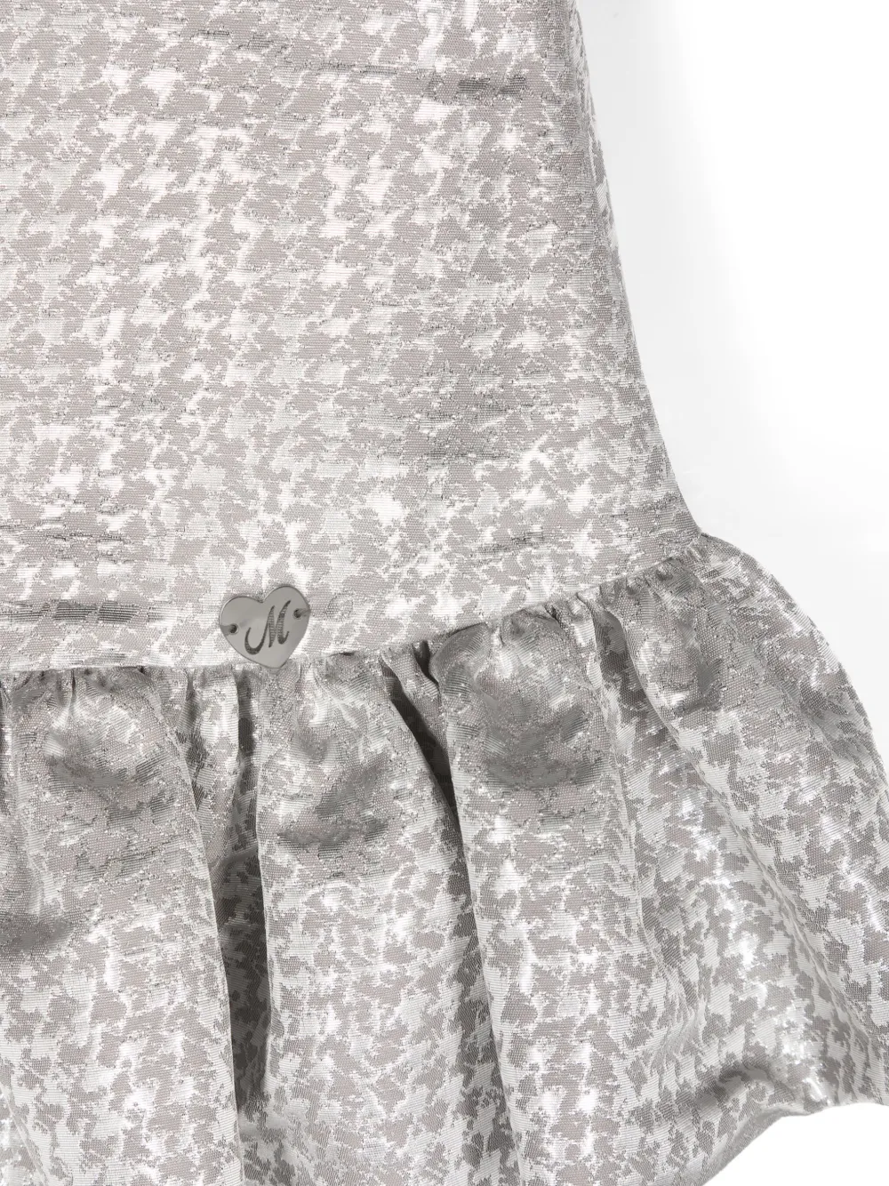 Monnalisa Rok met pied-de-poule print Grijs