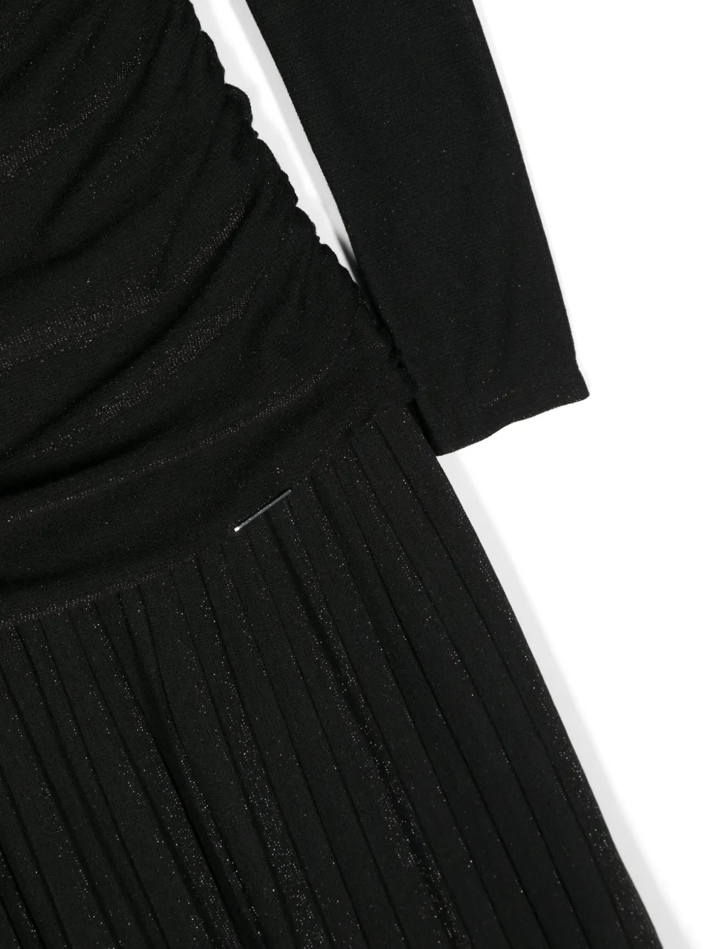 Monnalisa Maxi-jurk met open schouders Zwart
