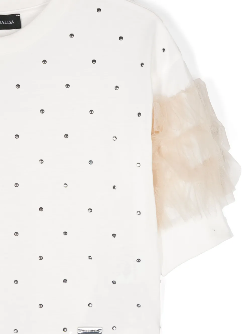 Monnalisa Katoenen T-shirt Wit