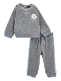 Monnalisa ferris-wheel velour tracksuit - Grey