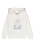 Monnalisa cartoon-print hoodie - Neutrals