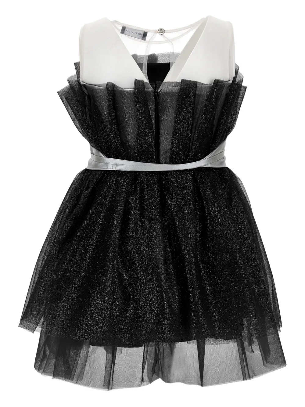 Monnalisa glitter-embellished ruffled party dress | Girls Party & Special Occasion Dresses | Image 2