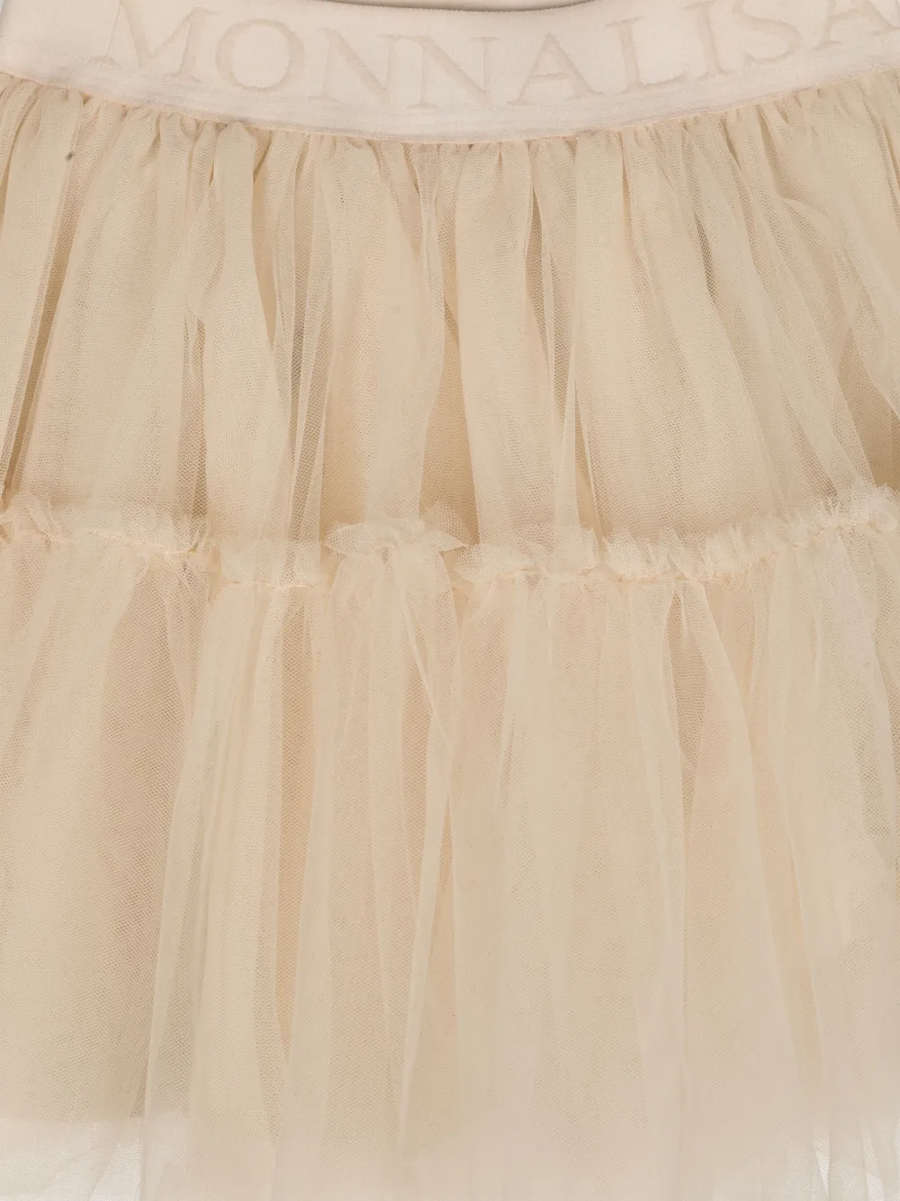 Monnalisa Tutu met logoband Beige