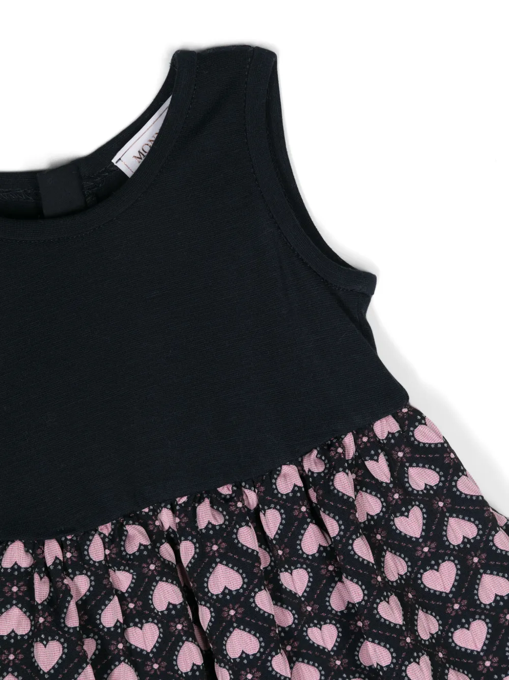 Monnalisa Jurk met hartprint Roze