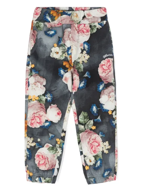 Monnalisa floral-print track pants