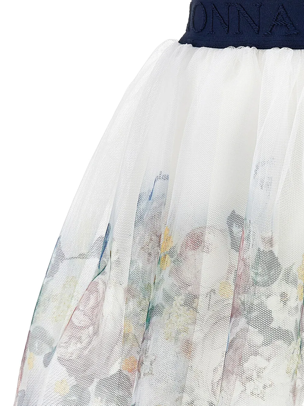 Monnalisa Rok met bloemenprint Blauw