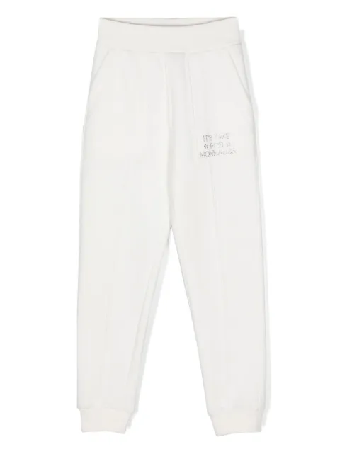 Monnalisa Jogginghose mit Strass-Logo