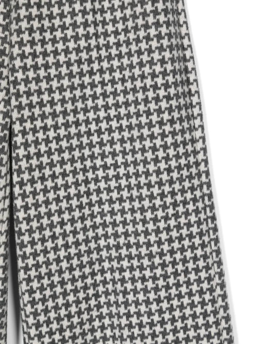 Monnalisa Straight broek met geometrisch patroon Grijs