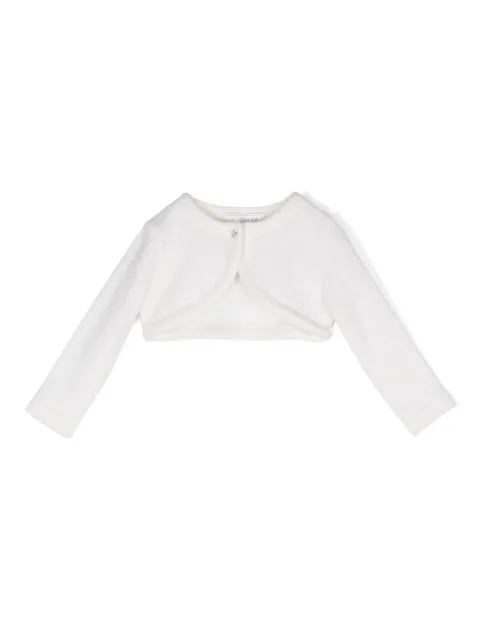 Monnalisa knitted press-stud bolero 