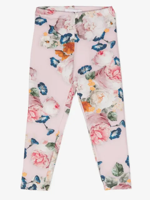 Monnalisa floral-print leggings