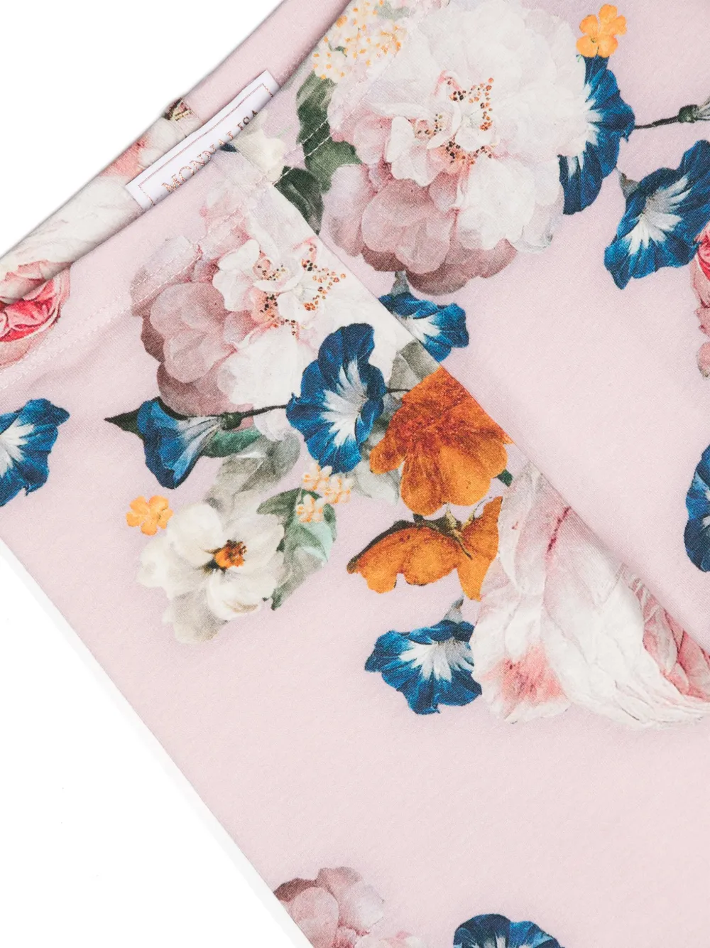 Monnalisa Legging met bloemenprint Roze