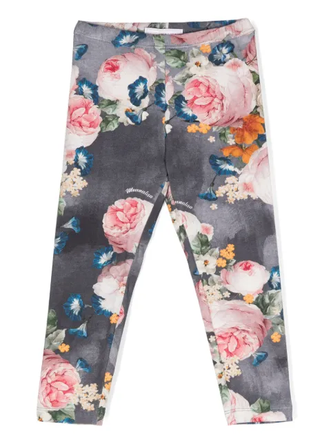 Monnalisa floral-print leggings