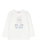 Monnalisa x Disney crystal-embellished T-shirt - White