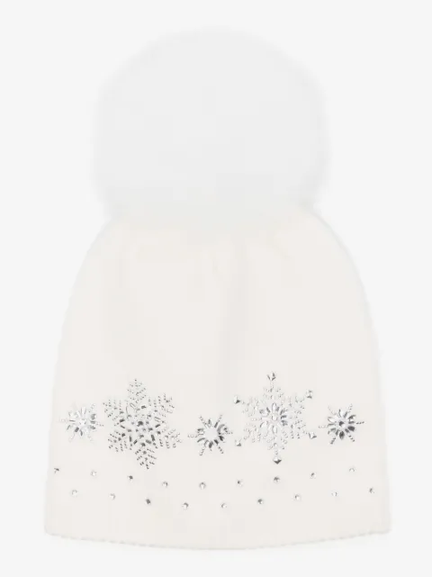 Monnalisa pompom knitted beanie