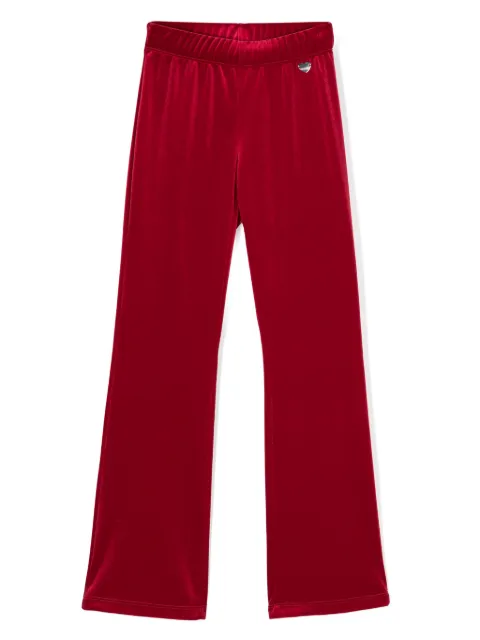Monnalisa Calça flare de veludo