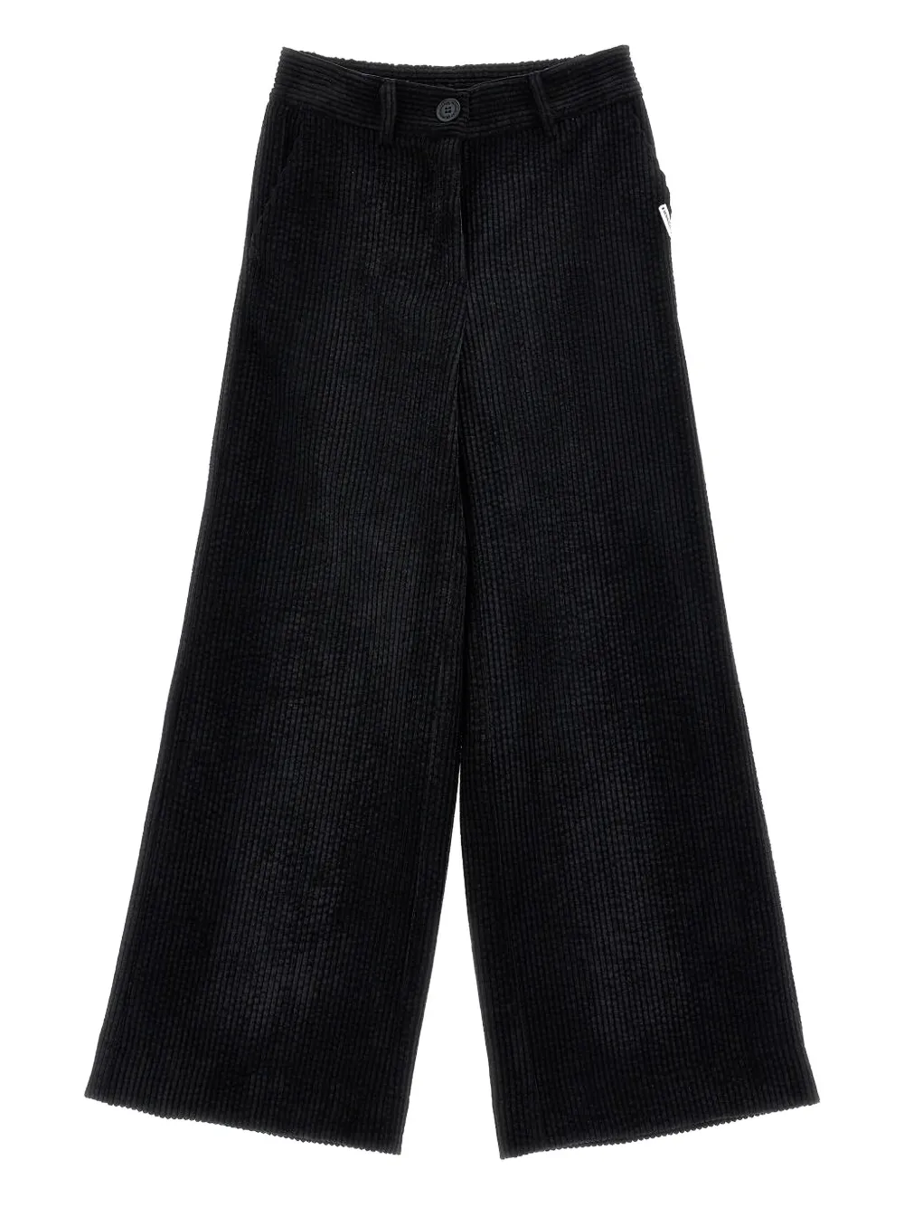 Monnalisa corduroy wide-leg trousers | Black | Image 1