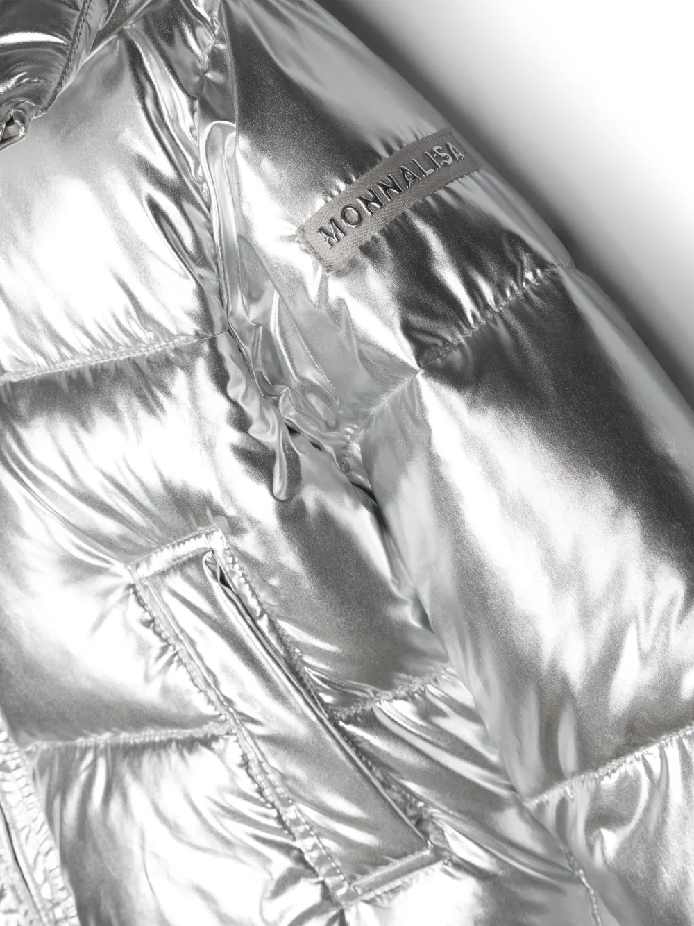 Monnalisa Metallic jack Zilver