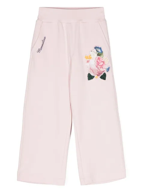 Monnalisa Calça com logo bordado