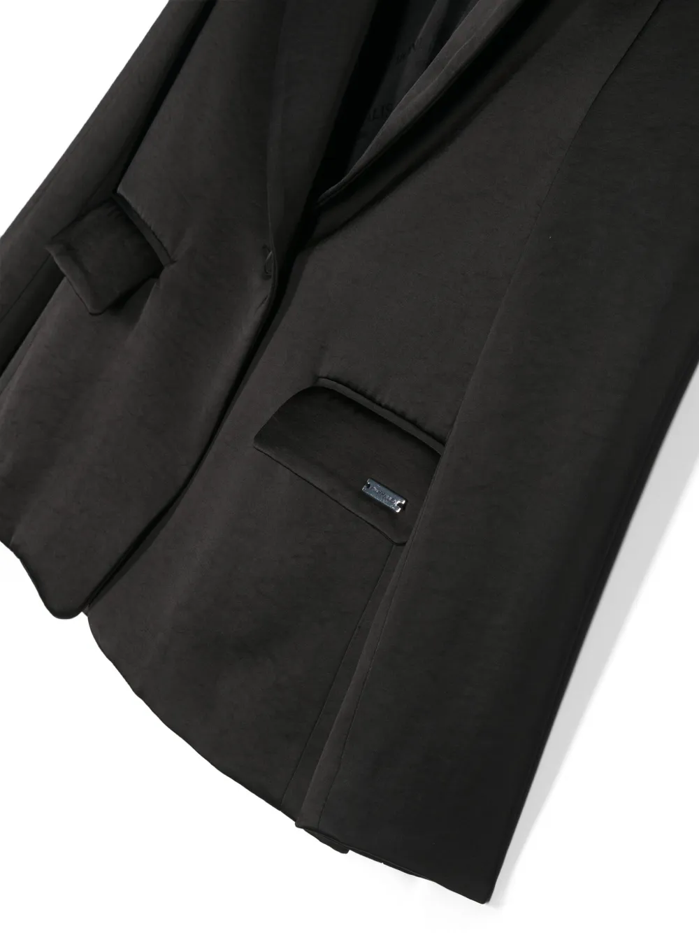 Monnalisa Blazer met enkele rij knopen Zwart