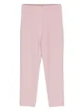 Monnalisa rhinestone-monogram jersey leggings - Pink