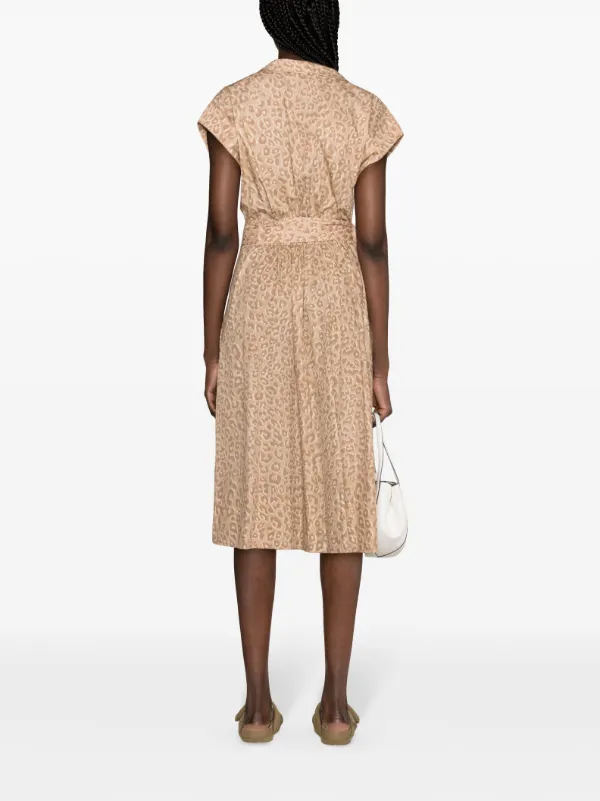 knee length dresses for ladies Angelica - Lace Trim Midi Dress main image 1